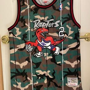 Mitchell & Ness Toronto Raptors camo jersey Sz L